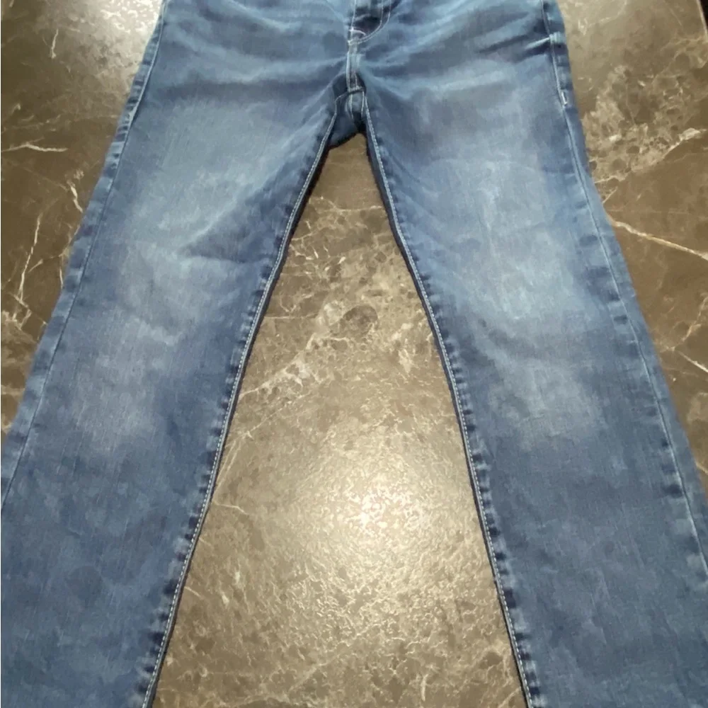 True Religion Jennie Curvy Capri Jeans – Size 27 – Flap Pocket Classic Y2K Vibes - Picture 3 of 8